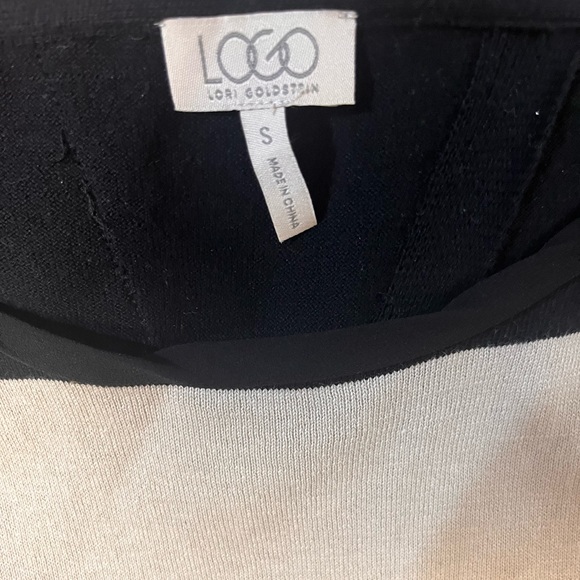 LOGO Lori Goldstein Cashmere Blend Horizontally Striped Sweater!! - Picture 11 of 11